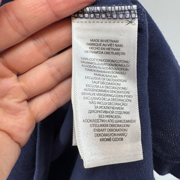 POLO RALPH LAUREN 3 RUGBY HOODIE DARK BLUE 2XL - Picture 5 of 8